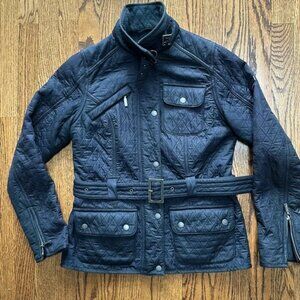 Barbour Polarquilt Jacket Navy size 6